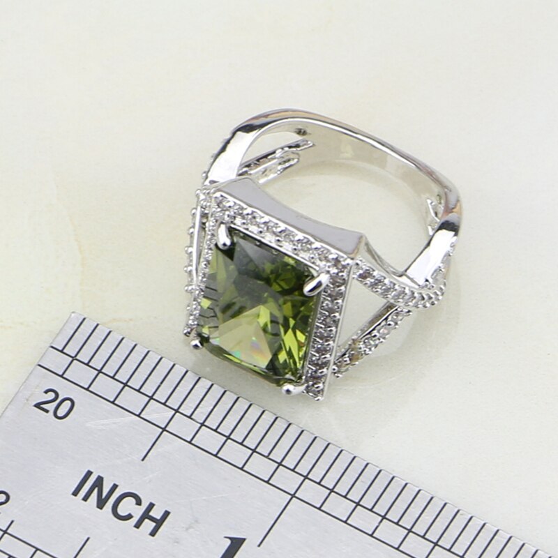 Women's 100% 925 Sterling Silver Zircon Trendy Wedding Ring