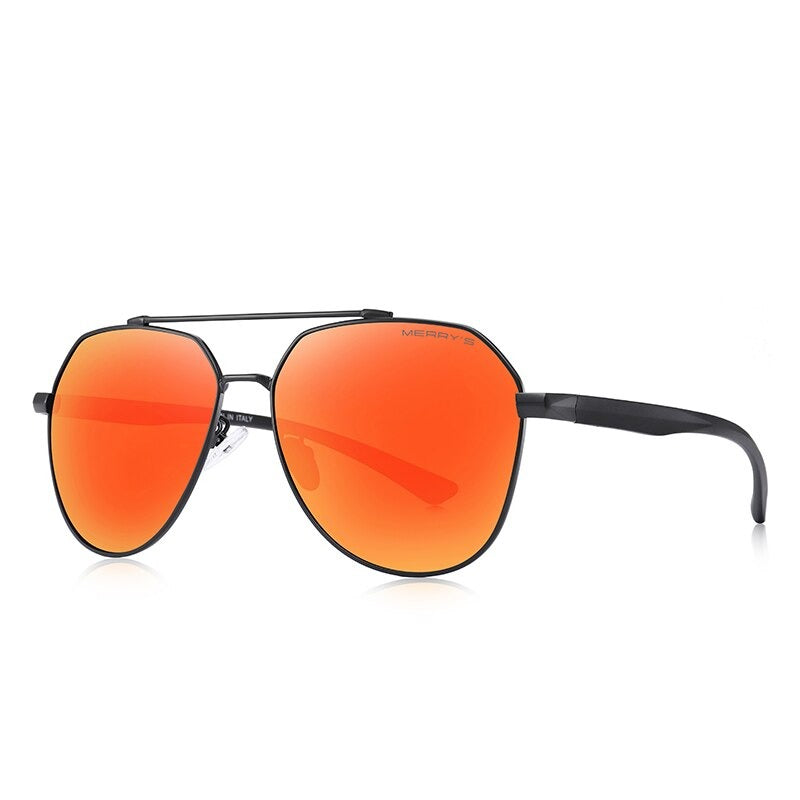 Men's Alloy Frame Polarized UV400 Protection Trendy Sunglasses