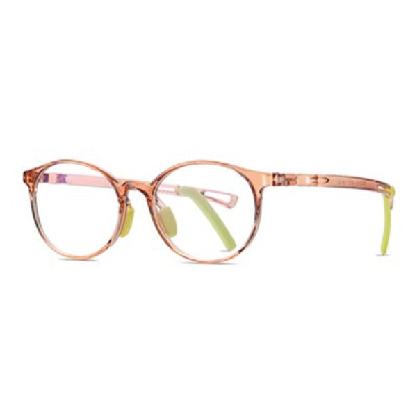 Kid's Polycarbonate Solid Pattern Transparent Glasses Frame