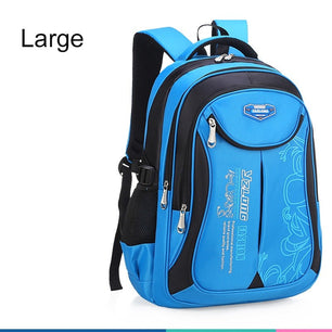 Kid's Polyester Printed Pattern Zipper Closure Elegant Backpack