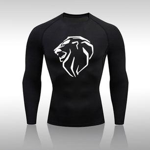 Men's Spandex Long Sleeve Fitness Jogging Compression Shirts