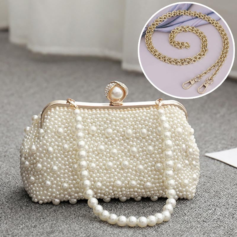 Women's Beaded Hasp Closure Luxury Formal Wedding Party Clutches