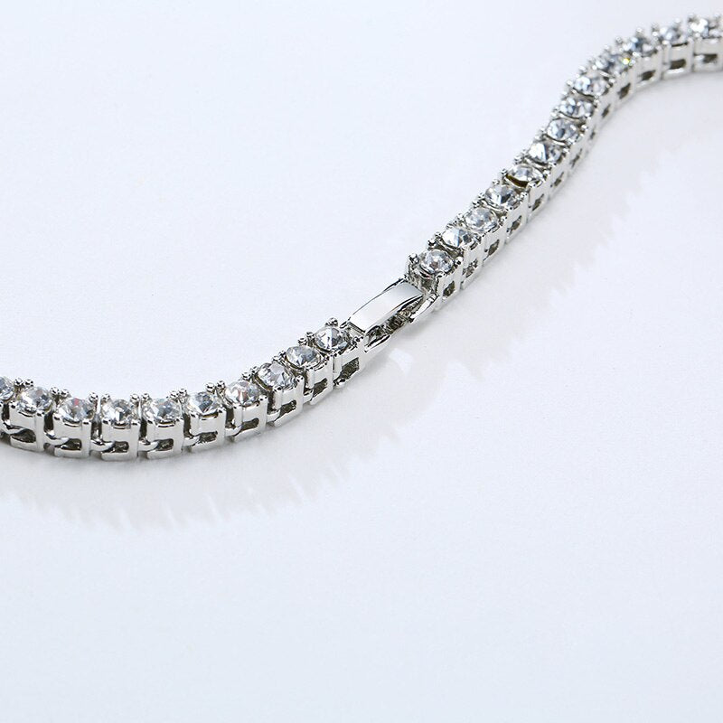 Men's Copper Alloy Hip-Hop Link Chain Round Pattern Necklaces