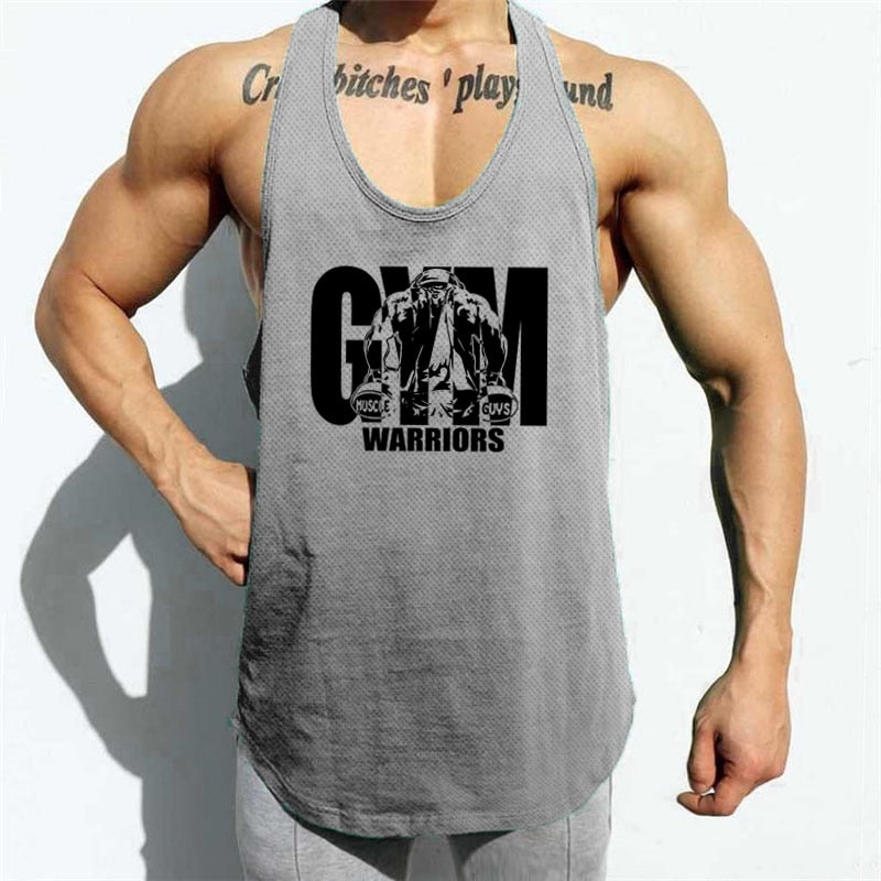 Men's O-Neck Sleeveless Quick Dry Compression Gym Wear Shirt