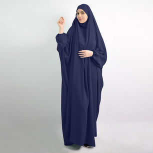 Women's Arabian Polyester Full Sleeve Muslim Abaya Hijab Dress