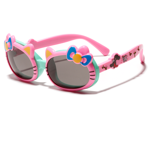 Kid's Polycarbonate Acetate Flip Up Flexible Shades Sunglasses