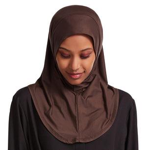 Women's Arabian Polyester Headwear Elegant Hijabs