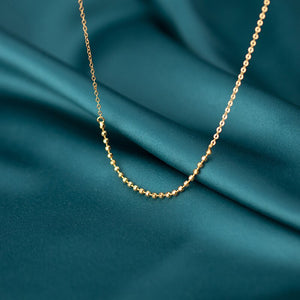 Women's 925 Sterling Silver Little Balls Simple Pendant Necklace