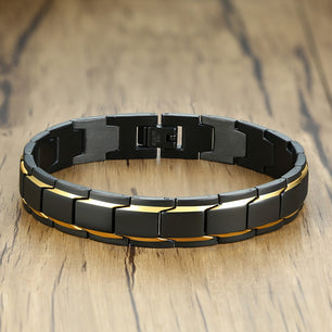 Men's Metal Stainless Steel Geometric Casual Link Chain Bracelet