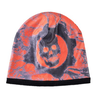 Men's Polyester Skullies Beanies Casual Printed Hip Hop Cap