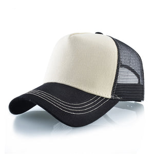 Men's Cotton Adjustable Strap Sun Protection Casual Baseball Cap