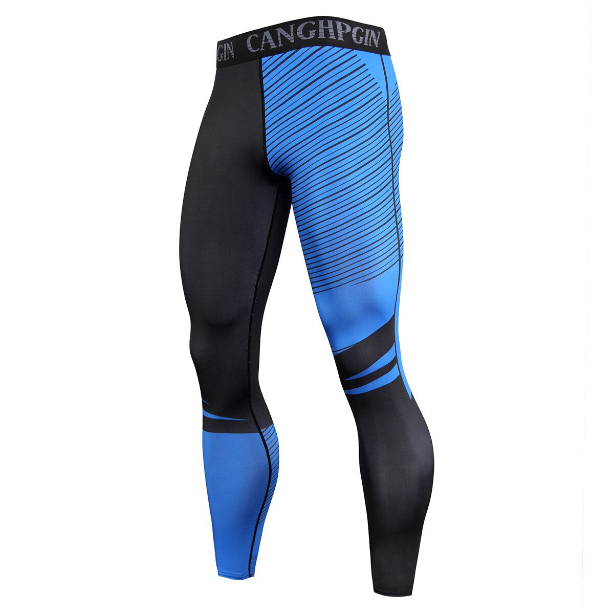 Men's Polyester Quick Dry Compression Workout Leggings