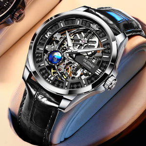 Men's Automatic Tungsten Steel Mechanical Waterproof Watches