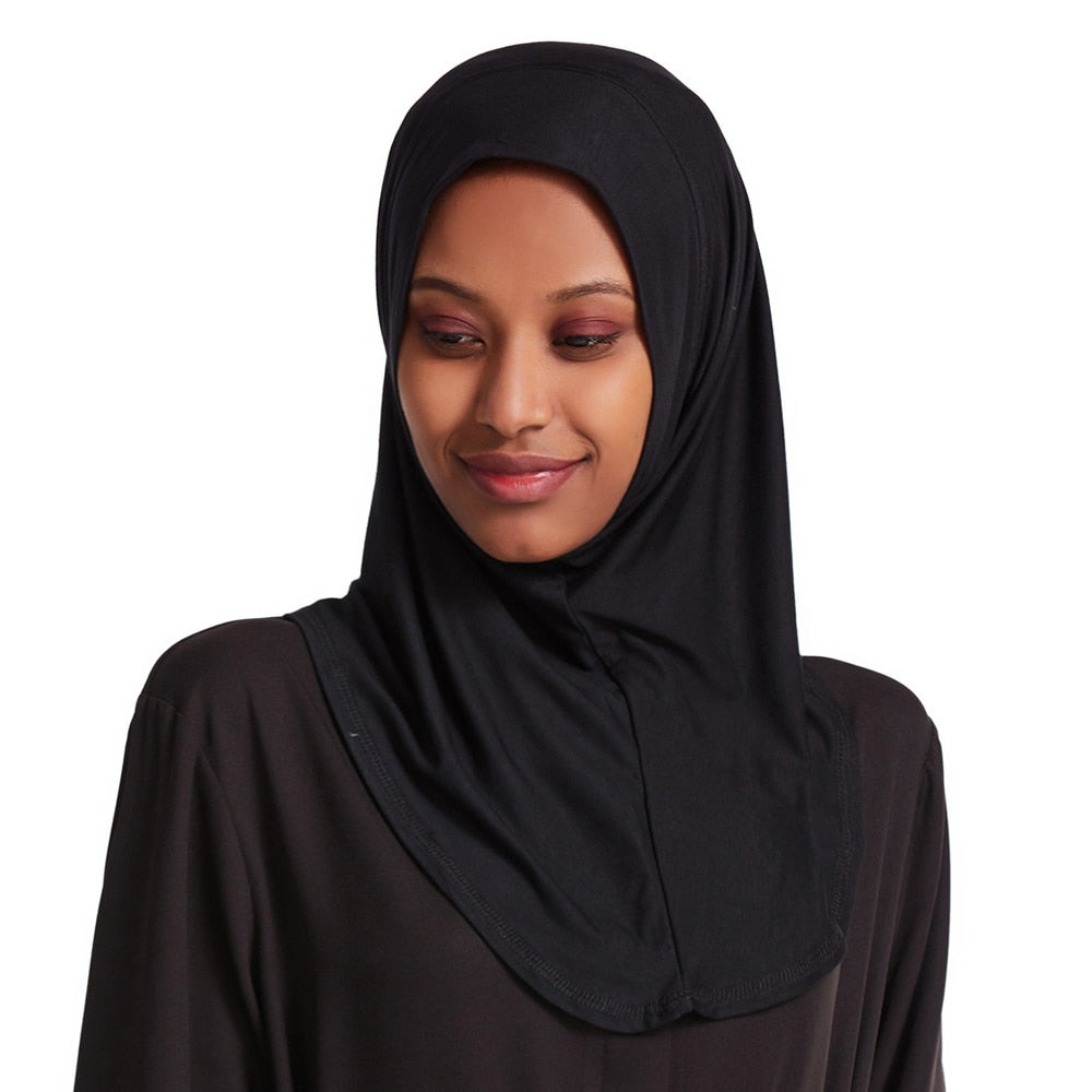 Women's Arabian Polyester Headwear Elegant Hijabs