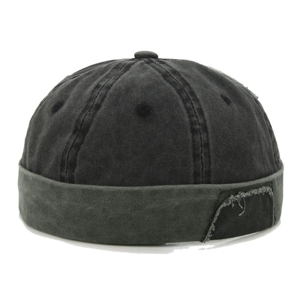 Men's Cotton Brimless Skullies Beanies Winter Bonnet Vintage Cap