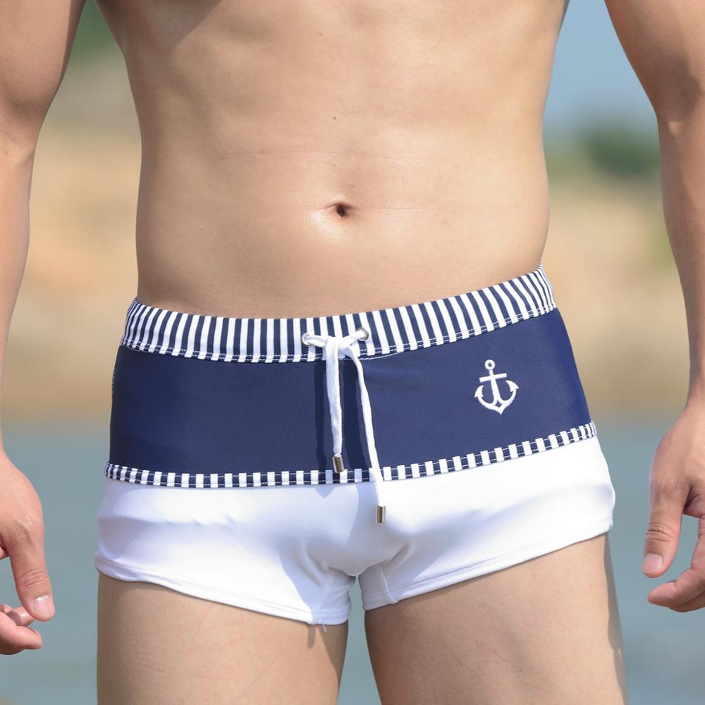 Men's Drawstring Closure Quick-Dry Compression Swimwear Short