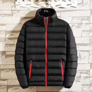 Men's Cotton Full Sleeves Zipper Closure Thick Winter Jacket