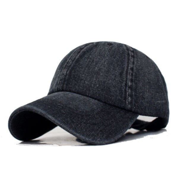 Men's Cotton Adjustable Solid Pattern Casual Sun Protection Cap