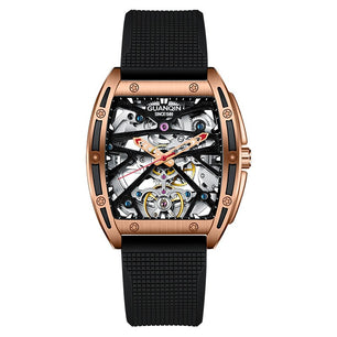 Men's Automatic Stainless Steel Buckle Clasp Mechanical Watches