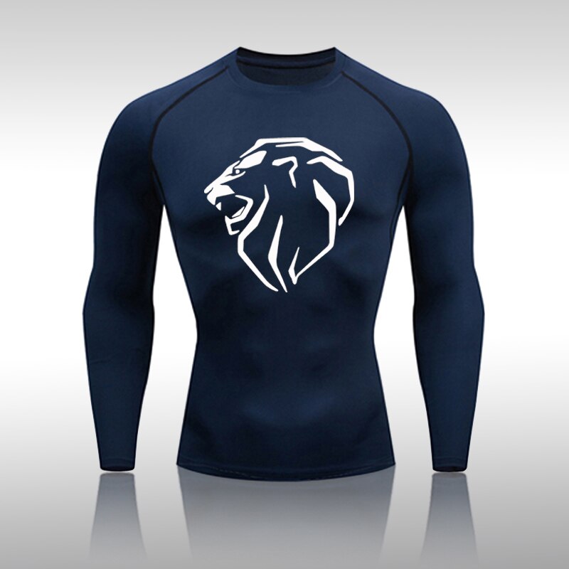 Men's Spandex Long Sleeve Fitness Jogging Compression Shirts