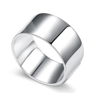 Men's 100% 925 Sterling Silver Geometric Pattern Party Ring