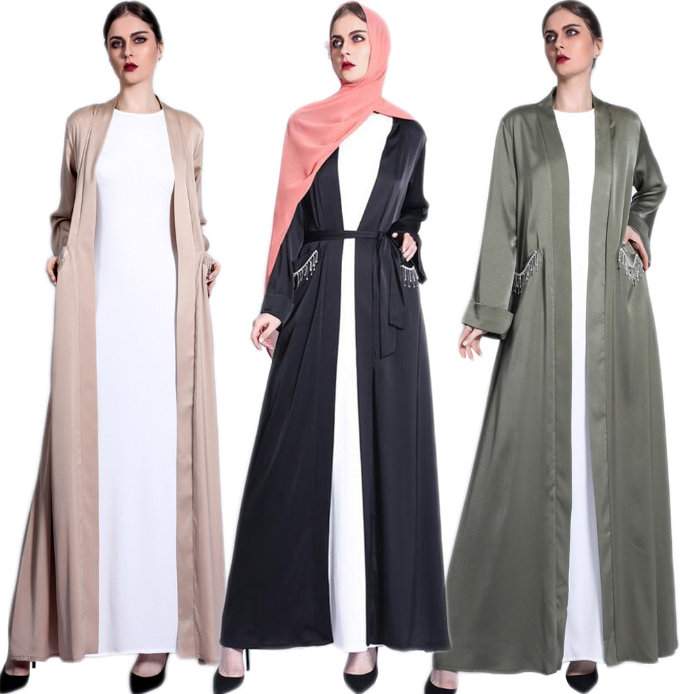 Women's Arabian Polyester Full Sleeves Elegant Casual Abaya