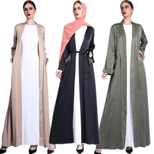 Women's Arabian Polyester Full Sleeves Elegant Casual Abaya