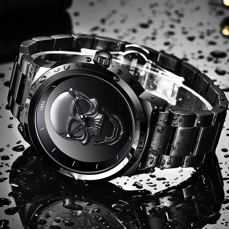 Men's Automatic Stainless Steel Folding Clasp Mechanical Watches