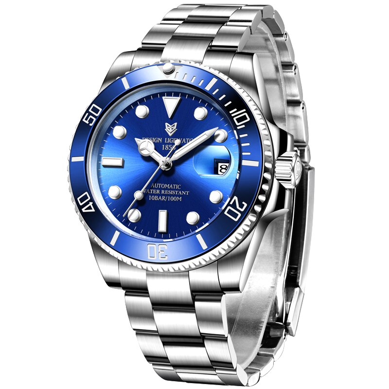 Women's Stainless Steel Automatic Mechanical Luxury Wrist Watch