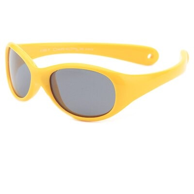 Kid's Acetate Frame Flexible Polarized Outdoor Trendy Sunglasses