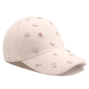 Women's Cotton Adjustable Strap Sun Protection Baseball Cap