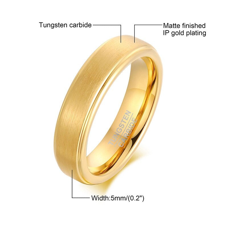 Men's Stainless Steel Metal Trendy Engagement Round Pattern Ring