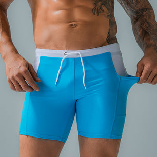 Men's Polyester Quick Dry Casual Wear Beach Swimming Shorts