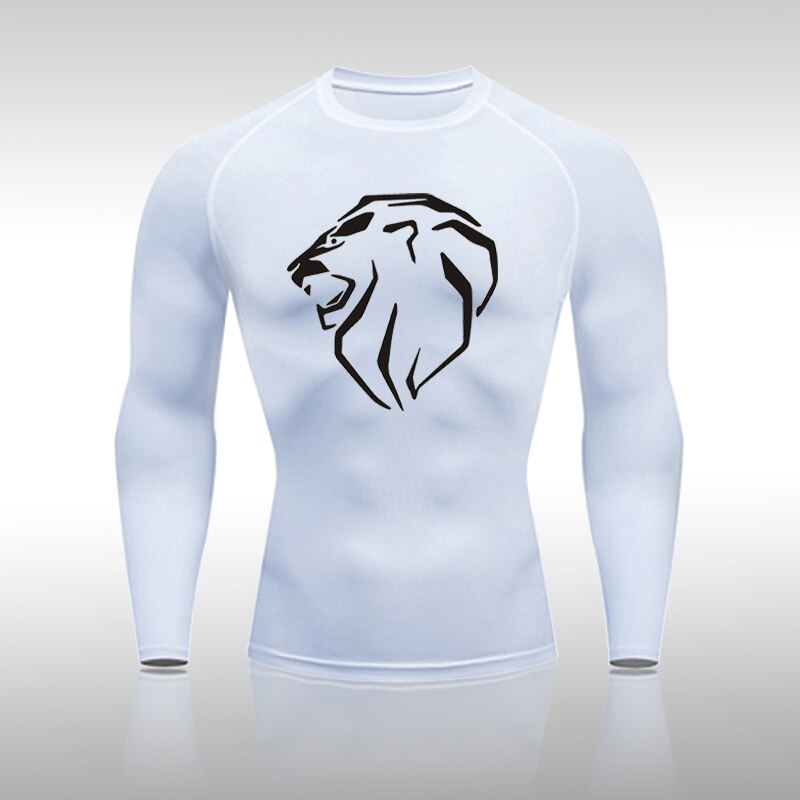 Men's Spandex Long Sleeve Fitness Jogging Compression Shirts