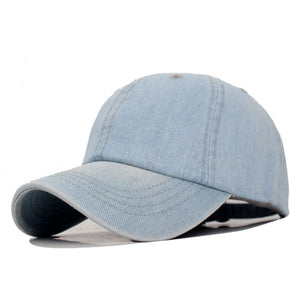 Men's Cotton Adjustable Solid Pattern Casual Sun Protection Cap