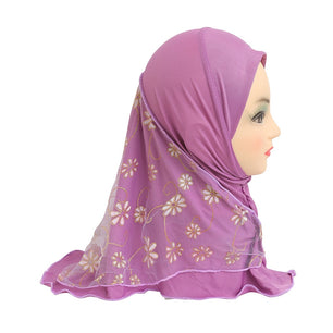 Women's Arabian Cotton Long Neck Wrap Chiffon Hijabs Scarfs