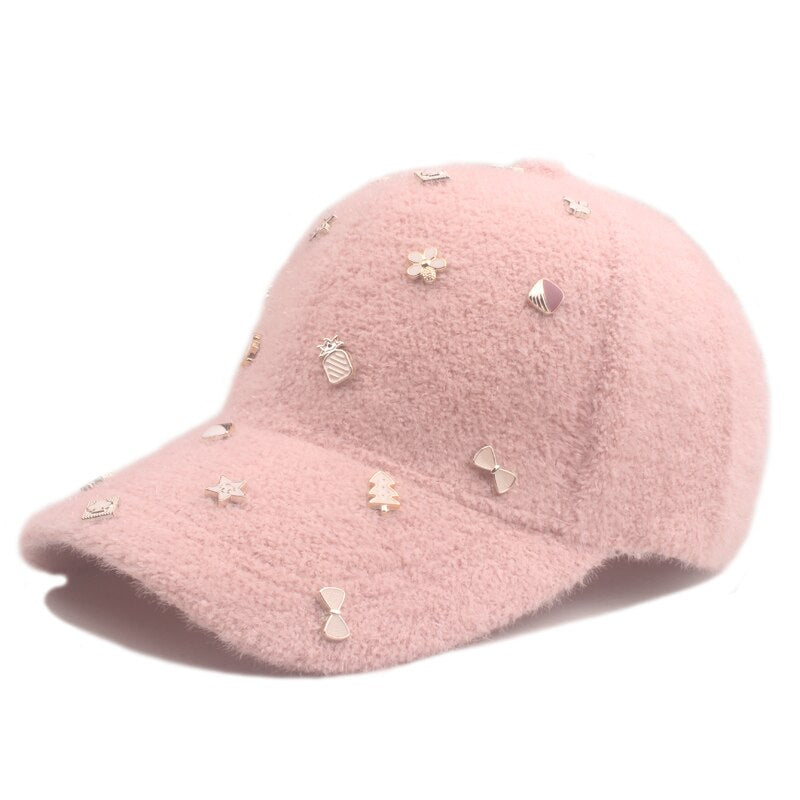 Women's Cotton Adjustable Strap Sun Protection Baseball Cap