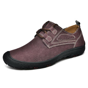 Men's PU Leather Slip-On Closure Plain Pattern Comfort Shoes
