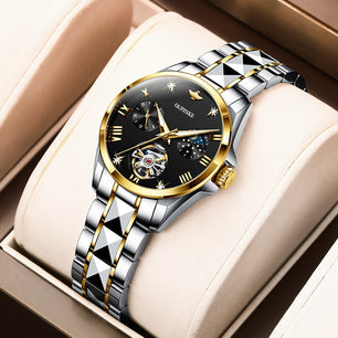 Women's Automatic Stainless Steel Waterproof Luminous Watch