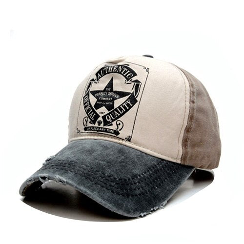 Men's Cotton Adjustable Strap Hip Hop Casual Wear Baseball Cap