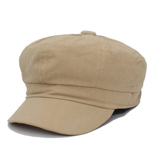 Men's Cotton Adjustable Winter Berets Peaked Casual Wear Caps