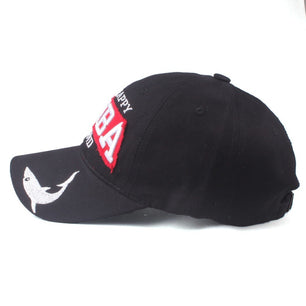 Men's Cotton Adjustable Strap Sun Protection Casual Baseball Cap