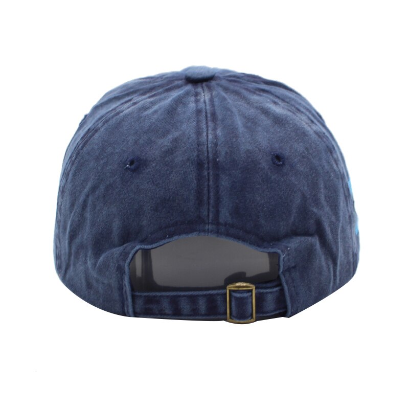 Men's Cotton Adjustable Strap Casual Wear Snapback Embroidery Cap