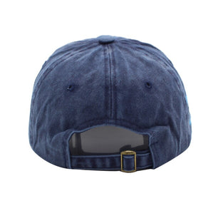 Men's Cotton Adjustable Strap Casual Wear Snapback Embroidery Cap