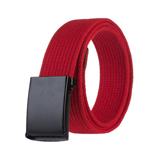 Men's Canvas Outdoor Tactical Metal Buckle Military Strap Belts