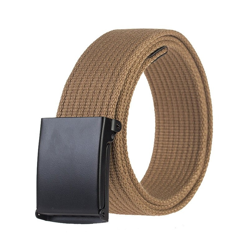 Men's Canvas Outdoor Tactical Metal Buckle Military Strap Belts