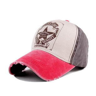 Men's Cotton Adjustable Strap Hip Hop Casual Wear Baseball Cap