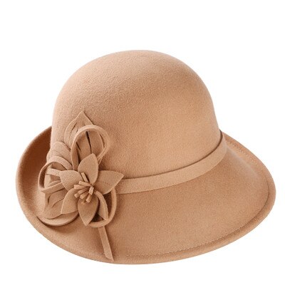 Women's Wool Floral Pattern Casual Wear Vintage Trendy Winter Hat