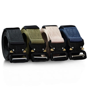 Men's Nylon Plain Pattern Outdoor Luxury Casual Military Belts