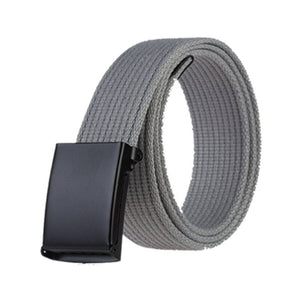 Men's Canvas Metal Buckle Military Waistband Casual Strap Belt